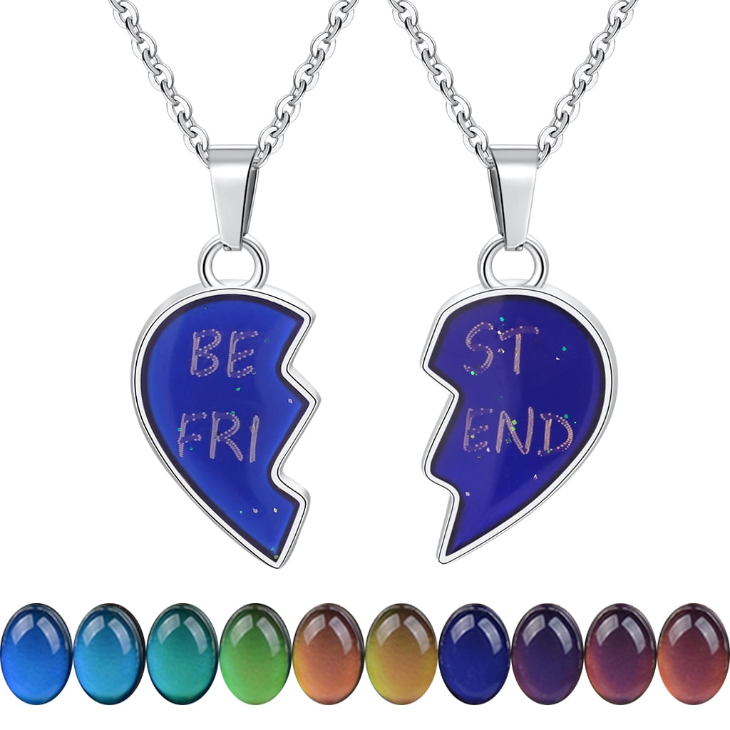 Pendant Jewelry Mood Heart Necklace Color Meanings Heart Necklaces