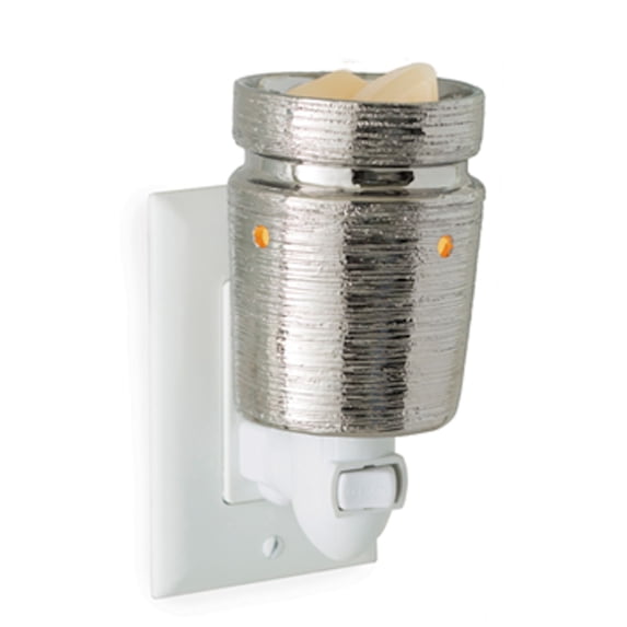 CLASSIC CHRISTMAS - BRUSHED CHROME Pluggable Fragrance Warmer by Candle Warmers