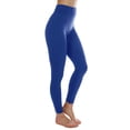 thumbnail image 5 of 5 Pack Royal Blue Winter Warm Fleece Lined Leggings for Women Thermal Full Length Legging XL / 2XL, 5 of 6