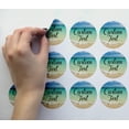 thumbnail image 2 of Darling Souvenir MADE WITH LOVE OceanTheme - 2" CustomStickersPremium 80 Self-AdhesiveRoundLabels, Personalized Wedding Party FavorStickers/RoundEnvelope Seal, 2 of 6