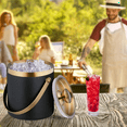thumbnail image 2 of Ice Bucket, Stainless Steel, Double-Walled, Ice Bucket with Lid & Handle, 2 L, Bucket, 2 of 7