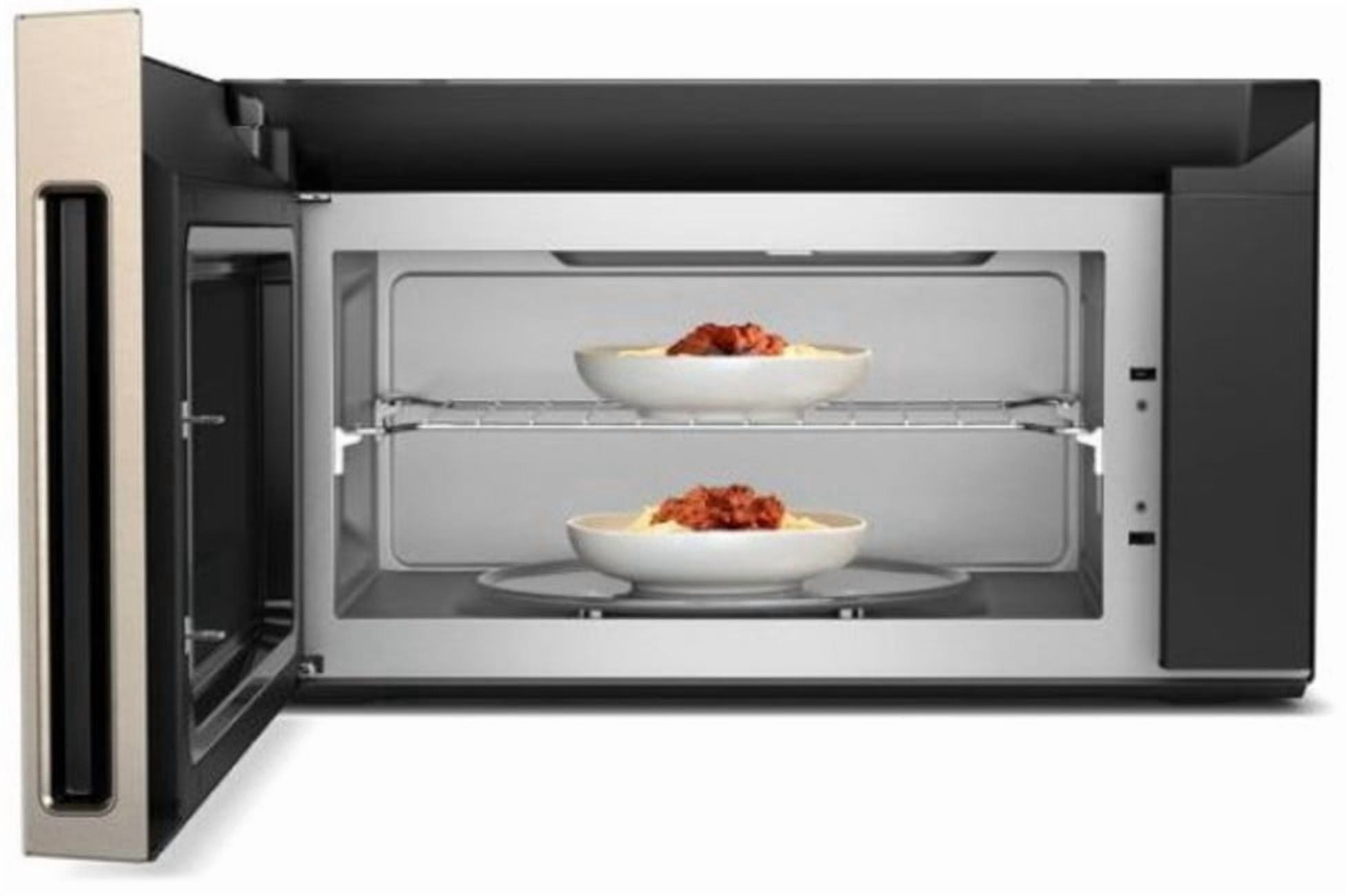 Whirlpool WMHA9019HZ - Microwave oven with convection - over-range - 1.9 cu. ft - 1100 W - stainless steel with built-in exhaust system