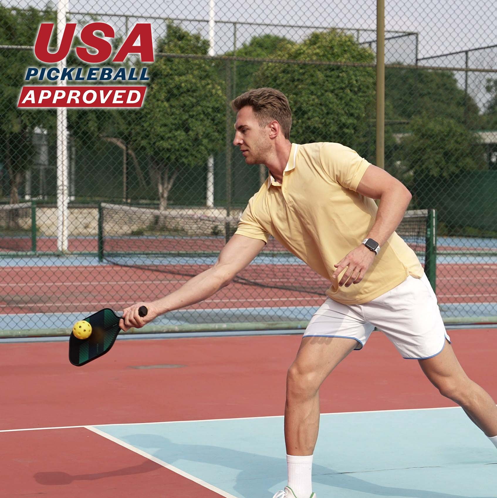 Charter Performance Series Fiberglass Pickleball Paddle - Balanced Edition - 7.6 oz -by Orca