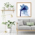 thumbnail image 3 of Cuadros Decorativos Hilo de algodón Flor azul Impreso Punto de cruz parcial Arte hecho a mano Arte Ehuebsd Nuevos Originales, 3 of 5