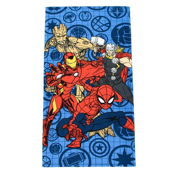 Avengers Universal Team Beach Bath Pool Towel 27" x 54" by Marvel