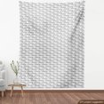 thumbnail image 3 of Nautical Upholstery Fabric by the Yard, Repetitive Pattern Detailed Sketch of Sea Snail Shells in Retro Style, Decorative Fabric for DIY and Home Accents, White and Charcoal Grey by Ambesonne, 3 of 4