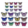 thumbnail image 1 of 24Pcs Embroidery Applique Patch Embroidery Sew Iron on Patches Decorative Repair Applique for DIY Bags Clothing Random Color, 1 of 1