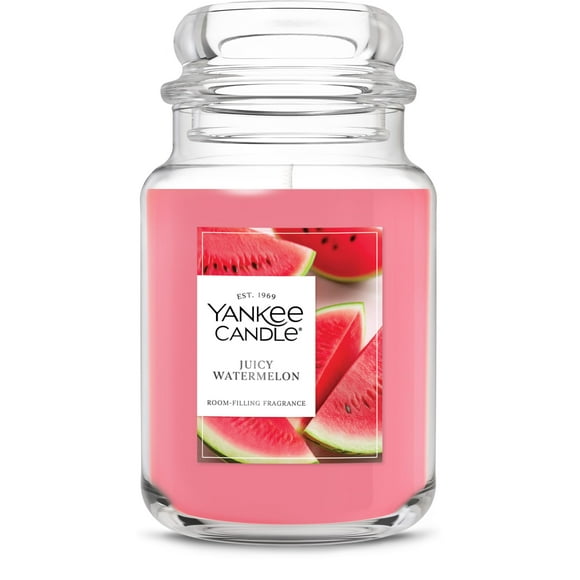 Candle Yankee Candle Juicy Watermelon, 624 ml, 150 horas de combustión