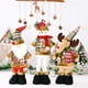 thumbnail image 4 of Muñeca De Navidad Santa Muñeco De Nieve Alce Adorno De Muñeca Retráctil Tela De Celosía A Cuadros Muñeca Decoración De Ventana Del Hogar Moyic HA044224-03, 4 of 6
