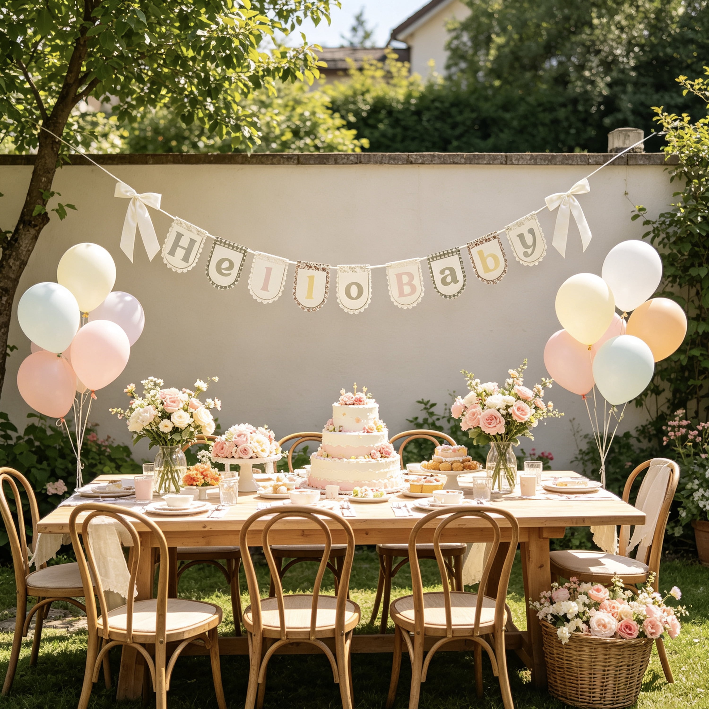 Way to Celebrate "Hello Baby" Banner