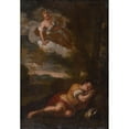 thumbnail image 2 of Anonymous 11x14 Gold Ornate Wood Frame and Double Matted Museum Art Print Titled - Diana and Endymion (1580-1600), 2 of 4