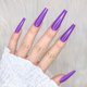 thumbnail image 5 of 24 piezas de bailarina de Color puro desnudo profundo ataúd largo uñas postizas brillantes prensa en uñas puntas postizas manicura para mujeres y niñas Jormftte HMHZ359-8, 5 of 6
