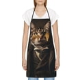 thumbnail image 3 of Gaeub Victorian Gentle Cat Kitchen Cooking Aprons Adjustable Bib Apron Waterdrop and Oil Resistant Kitchen Chef Apron for Women Men, 3 of 7