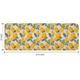 thumbnail image 7 of Yellow Lemon Fruit Flowers Pink Pattern Kitchen Rug Mat,Kitchen Runner Rugs Non Skid Washable,Decorative Kitchen Floor Mats for Kitchen,Sink,Laundry,17"x47.2", 7 of 7