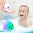 thumbnail image 1 of Gigilli Bebé Ballena Juguete De Baño Usb Recargable Fuente De Baño Juguete 6-12 12-18 Meses Juguetes De Baño Iluminados Rociador Rociador Agua Piscina Bañera Juguetes para Niños Pequeños 1-3 2-4 Bebé, 1 of 5