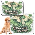 thumbnail image 2 of Qxltty Stpatricks Day Green Ceratopsian Cat litter Pads Pet Set of 3 Diaper Mats Center Anti-leakage Layer Absorbent Soft and Comfortable, 2 of 7