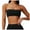 Black, variant on 2DXuixsh Women Bandeau Bra Tube Crop Shapewear Tops Strapless Cute Sexy Crop Top Sports Bra Strapless Inner Layer Fitness Tight Yoga Suit Top Green Size S