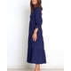 thumbnail image 3 of Vestido BTFBM casual de manga larga para mujer, color caqui liso, 3 of 6