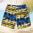 thumbnail image 3 of Huanledash Beach Shorts Printing Quick Dry Swimsuit Boys Bathing Suit Beach Shorts for Beach, 3 of 8
