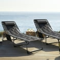 thumbnail image 7 of Devoko 1-Piece Patio Metal Lounge Chairs Folding Adjustable Chaise Chair with Side Bag, Gray, 7 of 7