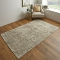 thumbnail image 5 of HomeRoots 8' X 10' Tan And Ivory Abstract Power Loom Distressed Area Rug, 5 of 5