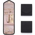 thumbnail image 5 of 2025 Organizador de joyas portátil con rollo plegable, bolsa para joyas, bolsa para cosméticos, expositor de joyas, bolsa plegable para viajes y hogar, 5 of 5