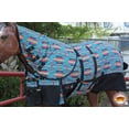 thumbnail image 3 of 75" Hilason 1200D Winter Turnout Horse Blanket W/ Neck Cover Belly Wrap Turquoise, 3 of 8