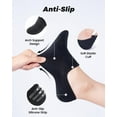 thumbnail image 3 of ZENFLEX No Show Socks Womens and Men Low Cut Ankle Short Anti-slid Athletic Running Novelty Casual Invisible Liner Socks, 3 of 8
