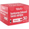Kiss My Keto Meter Blood Test Strips — 30 x Blood Ketone Strips for KMK Ketone Blood Monitor — Refill Pack (1 Month)