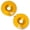 Gold Shine, variant on M3 7075 LowPro Wing Washers, Gunmetal Shine - 2 Piece