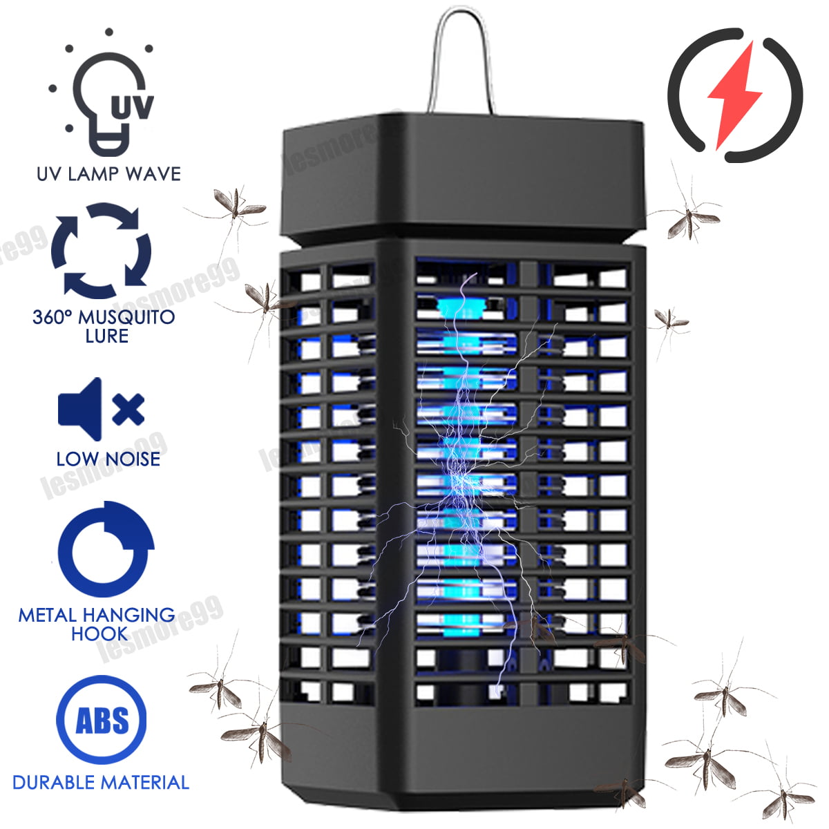 Idomeo LED Mosquito Killer Lamp Small Night Light for Home Use Bug Zappers