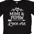 thumbnail image 4 of Inktastic Pepaw and Mimi Love Me Boys or Girls Long Sleeve Baby Bodysuit, 4 of 5