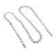 thumbnail image 1 of 1 yarda de adorno de cinta de cadena de de imitación de cristal para costura artesanal decoración plata Sunnimix Cadena de diamantes de imitación de cristal, 1 of 8