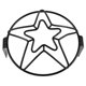 thumbnail image 5 of ADDHAT Cubierta De Faro Metálica Con De Estrella Para Motocicleta Color Negro, 5 of 7