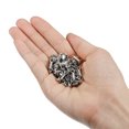 thumbnail image 4 of Unique Bargains 50 Sets Leather Rivets 8mm Double Cap Rivets 12mm Height Studs Silver Tone, 4 of 5