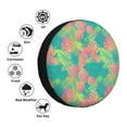 thumbnail image 4 of Kdxio Spare Tire Cover for RV Trailer, Waterproof Wheel Cover,Camper Spare Tire Cover Fit for Rv SUV Truck Travel Trailer 14 inch-Colorful Palm Leaves, 4 of 8