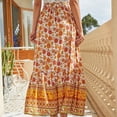 thumbnail image 3 of Women Full Ankle Length Blending Maxi Chiffon Long Skirt Beach Skirt, 3 of 8