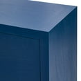 thumbnail image 6 of Accent Storage Cabinet with Doors and Adjustable Shelves, Freestanding Sideboard Storage Cabinet for Kitchen Dining Living Room Hallway Office (Navy Blue), 6 of 9