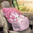 thumbnail image 2 of KUIFORTI Easter Bunny Car Seat Sun Shade Cover Baby Car Seat Cover Heat & Sun Seat Reflector to Maintain a Cool Temperature for Baby Kids, 2 of 7