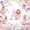 Pink Purple A, variant on Castle Fairy Fairy Garden Letter P Full Size Sheets 4-Piece for Girls,Cartoon Floral Elf Bed Sheets