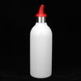 thumbnail image 4 of Botella de Plástico Exprimido Higoodz 450 ml Transparente BPA Contenedor Almacenamiento rojo, 4 of 7
