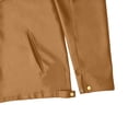 thumbnail image 7 of Atkumj Mens Zip Up Jacket with Pockets and Chest Zip Pockets Fashion Color Spliced Lapel Jackets for Men Loose Solid Color Long Sleeve Casual Outerwear S, 7 of 7