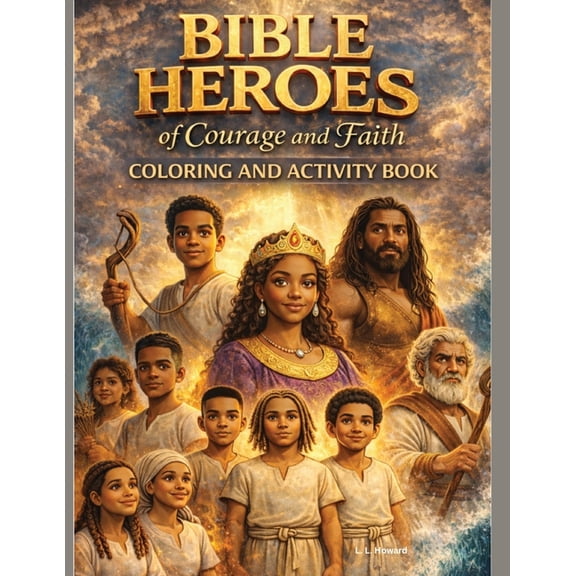 Bible Heroes of Courage & Faith: Coloring and Activity Book, (Paperback)