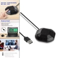 thumbnail image 1 of Interruptor de silencio USB 2.0 con cable Micrófono incorporado Estéreo omnidireccional de 360  degree, reducción de ruido Plug shamjiam Toque el interruptor de silencio, 1 of 9