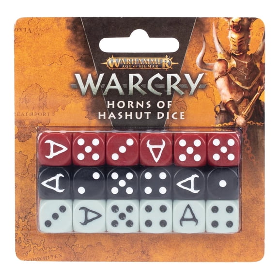 Games Workshop Warhammer Age of Sigmar Warcry: Horns of Hashut Dice GWS 111-91