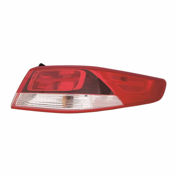 KAI New CAPA Certified Standard Replacement Passenger Side Outer Tail Light Assembly, Fits 2016-2020 Kia Optima