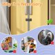 thumbnail image 2 of Paquete de 2 cerraduras francesas para puerta de refrigerador de bebé, cerradura de refrigerador de doble puerta a prueba de niños, cerradura de armario para niños pequeños y bebés, sin perforaciones, 2 of 5