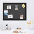 thumbnail image 2 of Framed Fabric Bulletin Board - x es Plush Jewelry Organizer Pinboard for Wall - Memory Memo Pin Board - Rose with Frame, 2 of 8