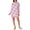 Pink Hello Kitty, variant on Richard Leeds International Womens Snoopy Peanuts Hooded Pajama Lounger Sleep & Lounge Dress - Super Soft Plushy Cozy & Warm Hoodie Loungewear Pajamas Dresses for Women, Pink Small