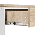 thumbnail image 5 of Topeakmart X Design Console Table w/ 1 Drawer & 2 Shelves, Gray, Light Oak, 5 of 9